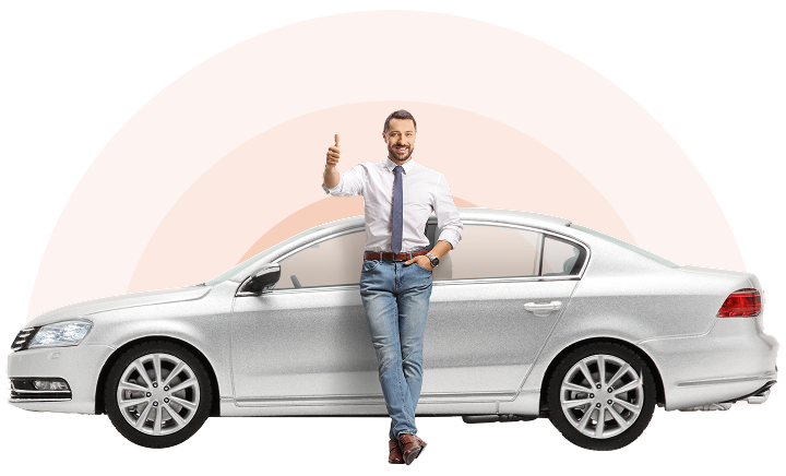 Car on a phone